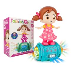 Musical Fashion Girl Toy with 5-D Lights and Sound